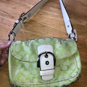 COACH fabric purse. Small and cute!